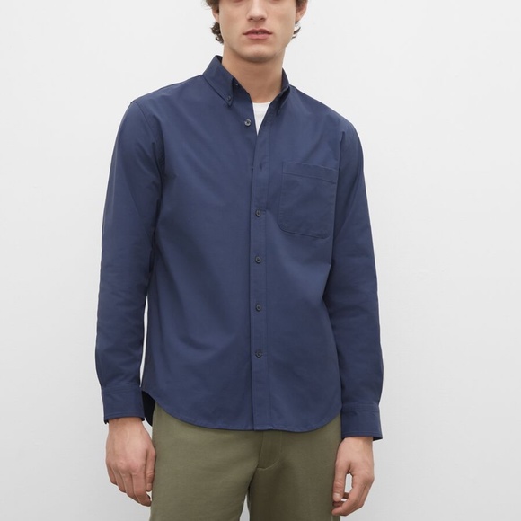 Standard Fit Ripstop Shirt - New With Tags - NEVER WORN - Navy